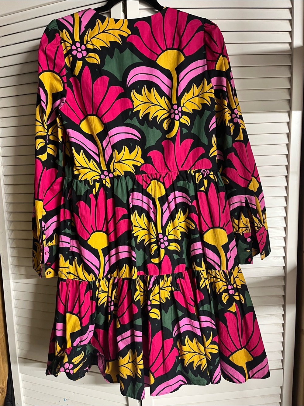 J. Crew Pink & Yellow Floral Shift Dress - Picture 10 of 11